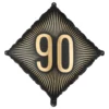 Folioilmapallo 90 Musta/Kulta