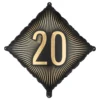 Folioilmapallo 20 Musta/Kulta