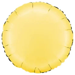 Folioilmapallo Pyöreä Satin Banana Yellow