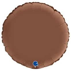 Folioilmapallo Pyöreä Satin Chocolate