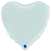 Folioilmapallo Sydän Satin Pastel Blue