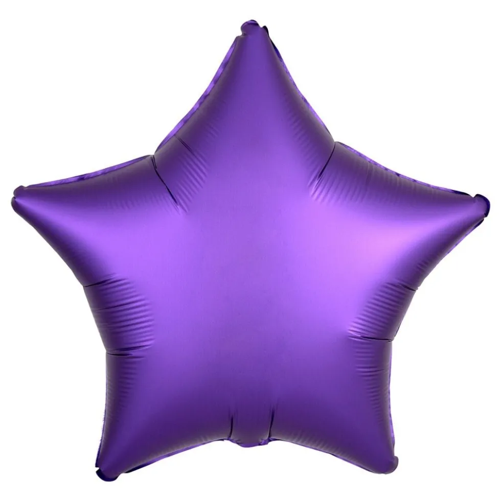 Folioilmapallo Tähti Silkki Violetti