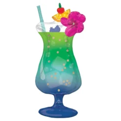 Folioilmapallo Trooppinen Hawaii Drink Shape