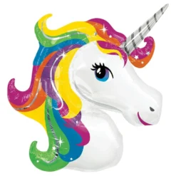Folioilmapallo Unicorn Rainbow Shape