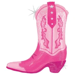 Folioilmapallo Vaaleanpunainen Cowgirl Boot