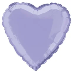 Folioilmapallo Vaaleanvioletti Sydän