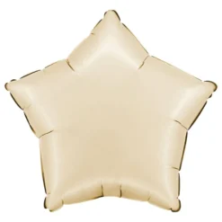 Foliopallo Tähti Satin Cream
