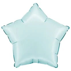 Foliopallo Tähti Satin Pastel Blue