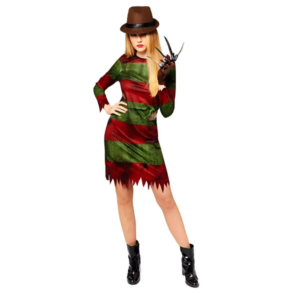 Freddy Krueger Naisten Naamiaisasu