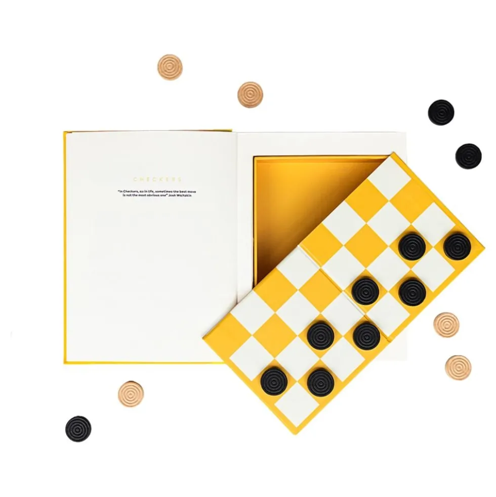 Game In A Book Checkers -kirjapeli