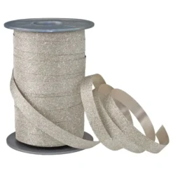 Glitterisatiininauha Champagne