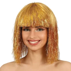 Glitterperuukki Deluxe Kulta