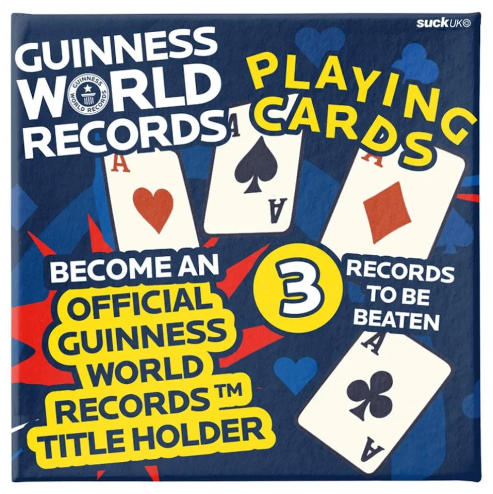 Guinness World Records -pelikorttien ennätyspakkaus
