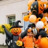 Halloweenkurpitsa Two Face Folioilmapallo
