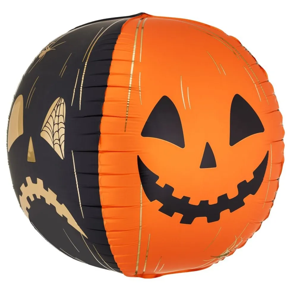 Halloweenkurpitsa Two Face Folioilmapallo