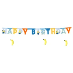 Happy Birthday Minions -kirjainviirinauha