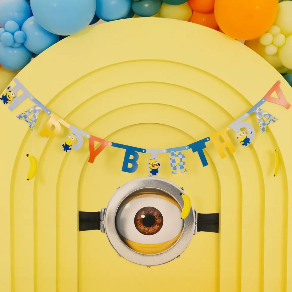 Happy Birthday Minions -kirjainviirinauha