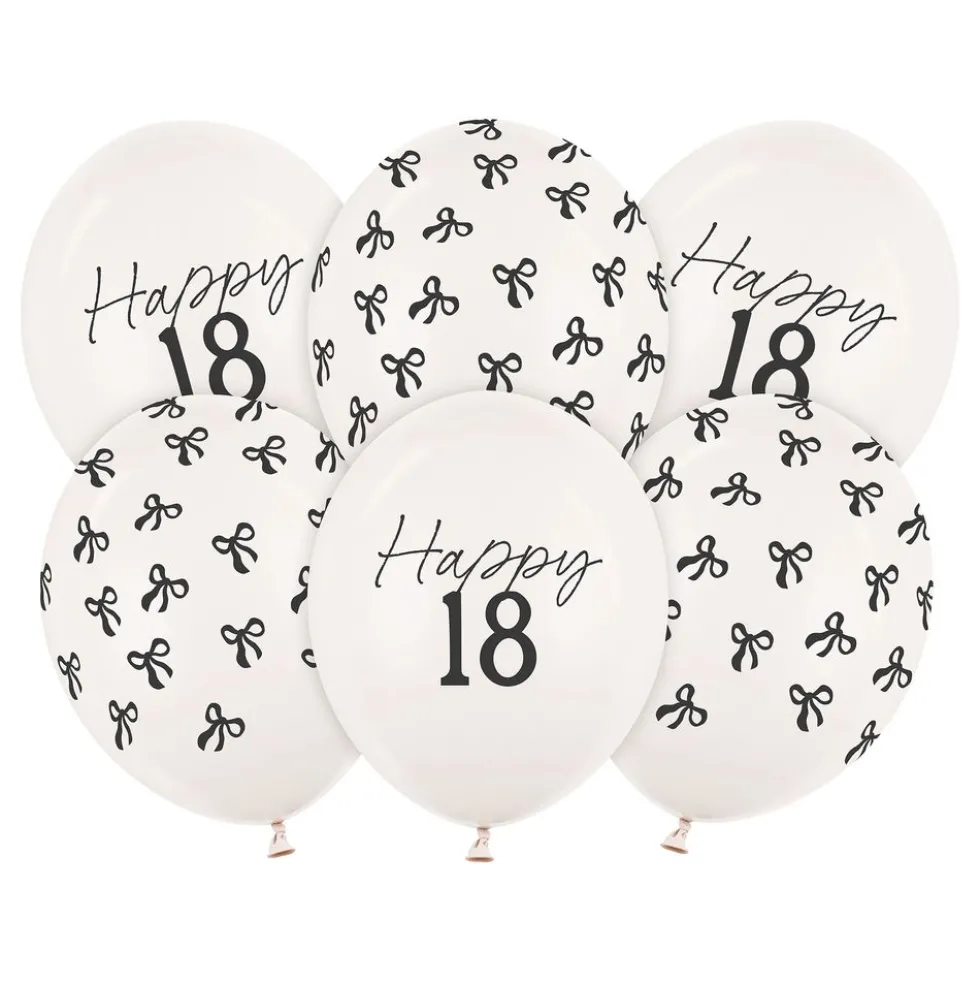 Happy 18 -ilmapallot ruseteilla