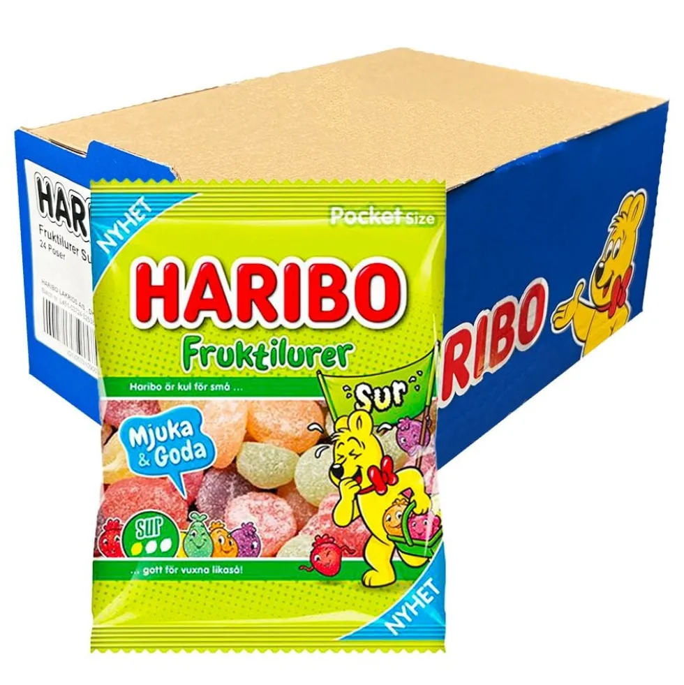 Haribo Fruktilurer Sur Suurpakkaus