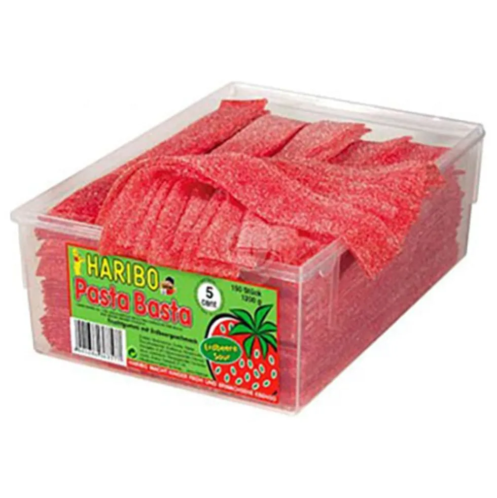 Haribo Pasta Basta Mansikka Suurpakkaus