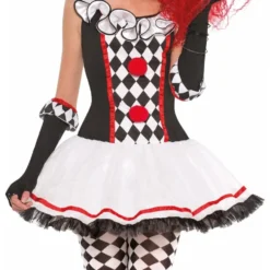 Harlequin Clown Lasten Naamiaisasu