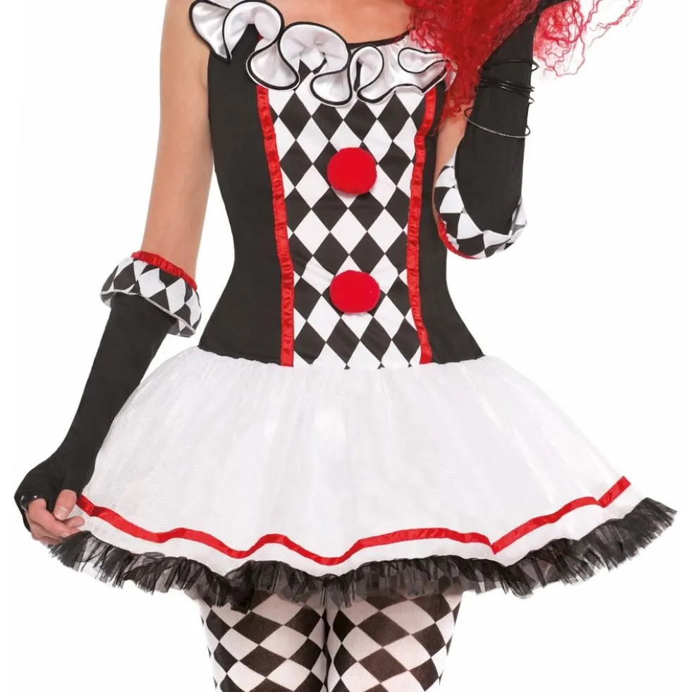Harlequin Clown Lasten Naamiaisasu