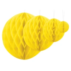 Honeycombs Keltainen Riippukoriste