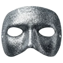Hopeanaamari Half Mask