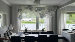 Ilmapallokaari Hopea/Valkoinen