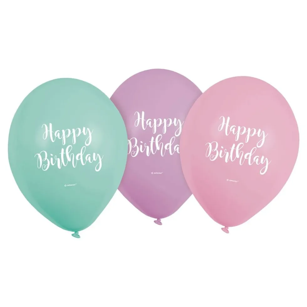 Ilmapallot Happy Birthday Pastelli
