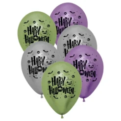 Ilmapallot Happy Halloween Metallic