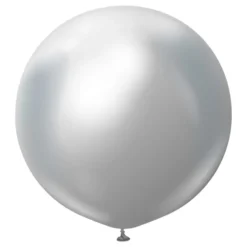 Ilmapallot Professional Supersuuret Silver Chrome