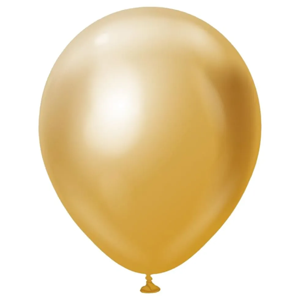 Ilmapallot Professional Suuret Gold Chrome