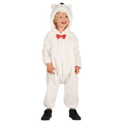 Jääkarhu Onesie Lasten Naamiaisasu