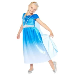 Jääprinsessa Lasten Naamiaisasu