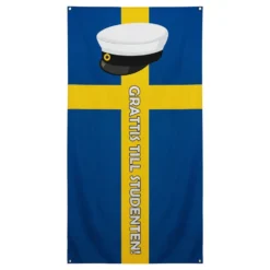 Juhlafasadilippu Onnea valmistuneelle!