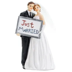 Just Married -hääkoristefiguuri