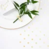 Kaitaliina Organza-kangas Pilkullinen Valkoinen/Kulta
