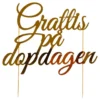Kakkukoriste Grattis på Dopdagen