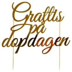 Kakkukoriste Grattis på Dopdagen