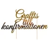Kakkukoriste Grattis till Konfirmationen