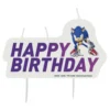 Kakkukynttilä Happy Birthday Sonic