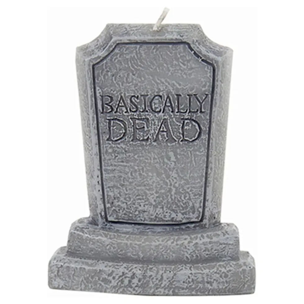 Kakkukynttilä Hautakivi Basically Dead