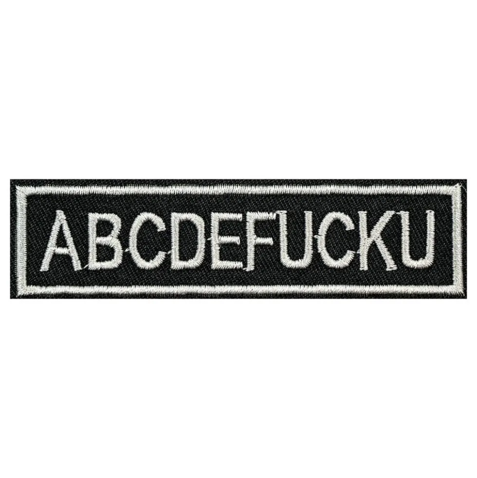 Kangasmerkki ABCDEFUCKU