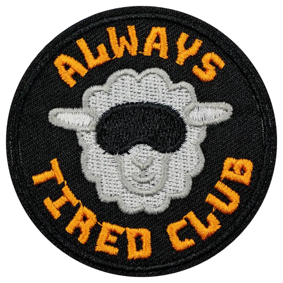 Kangasmerkki Always Tired Club