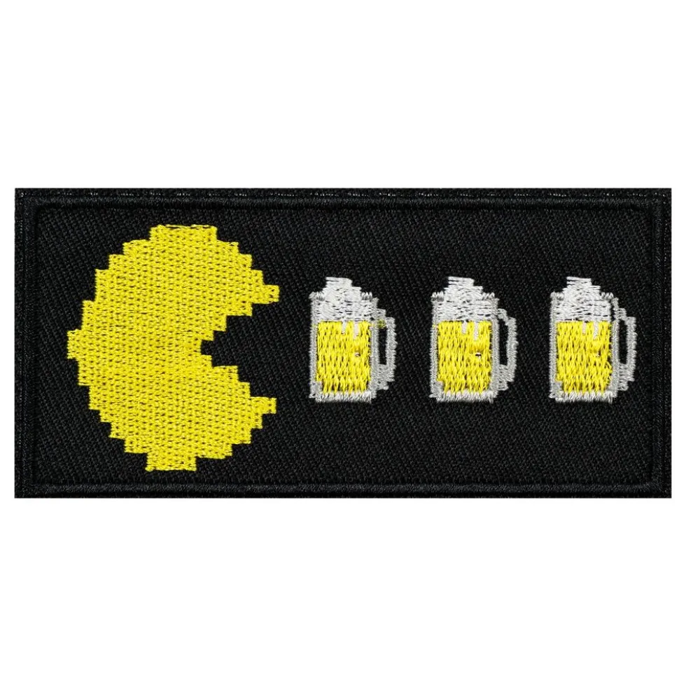 Kangasmerkki Pac-Man Drinking Beer