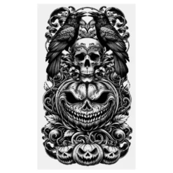 Killer Pumpkin -tatuointi