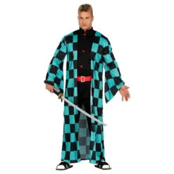 Kimono Miekkailija Naamiaisasu