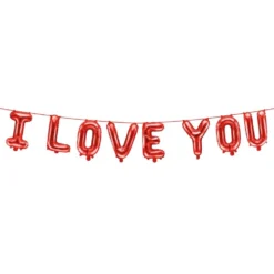 Kirjainilmapallot I Love You