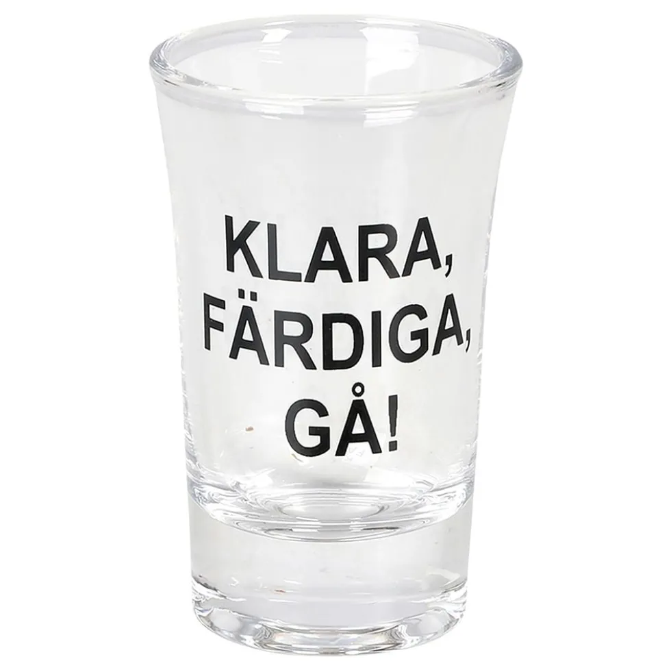 Kirkas snapsilasi Valmiina Paikoillanne Hep